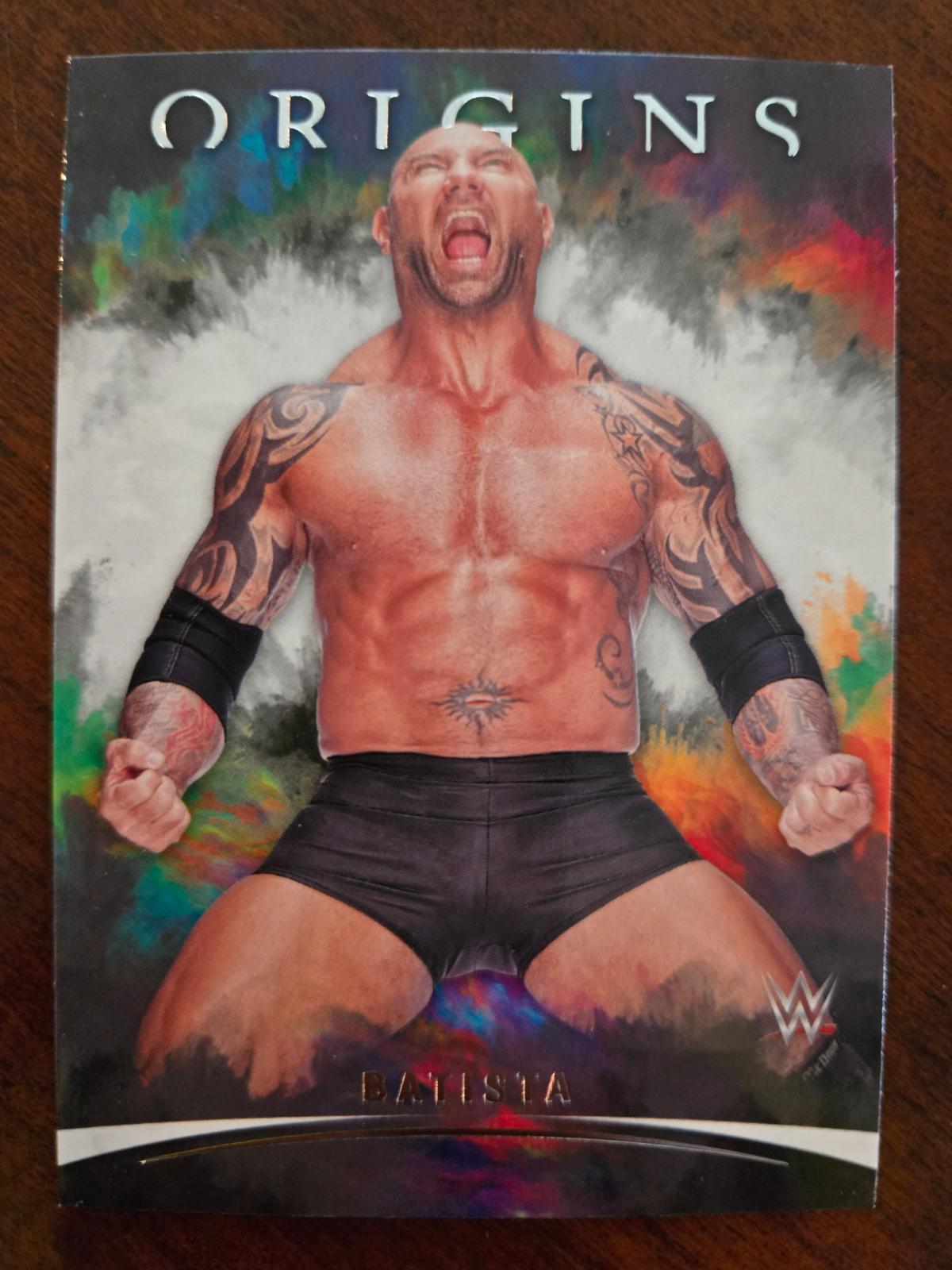 Batista #137 Wrestling Cards 2022 Panini Chronicles WWE