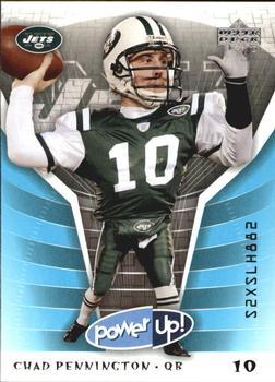 Chad Pennington #65 Football Cards 2004 Upper Deck Power Up