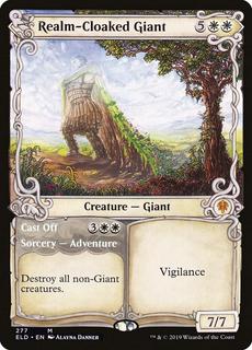 Realm-Cloaked Giant & Cast Off