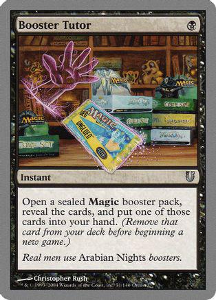 Booster Tutor Magic Unhinged