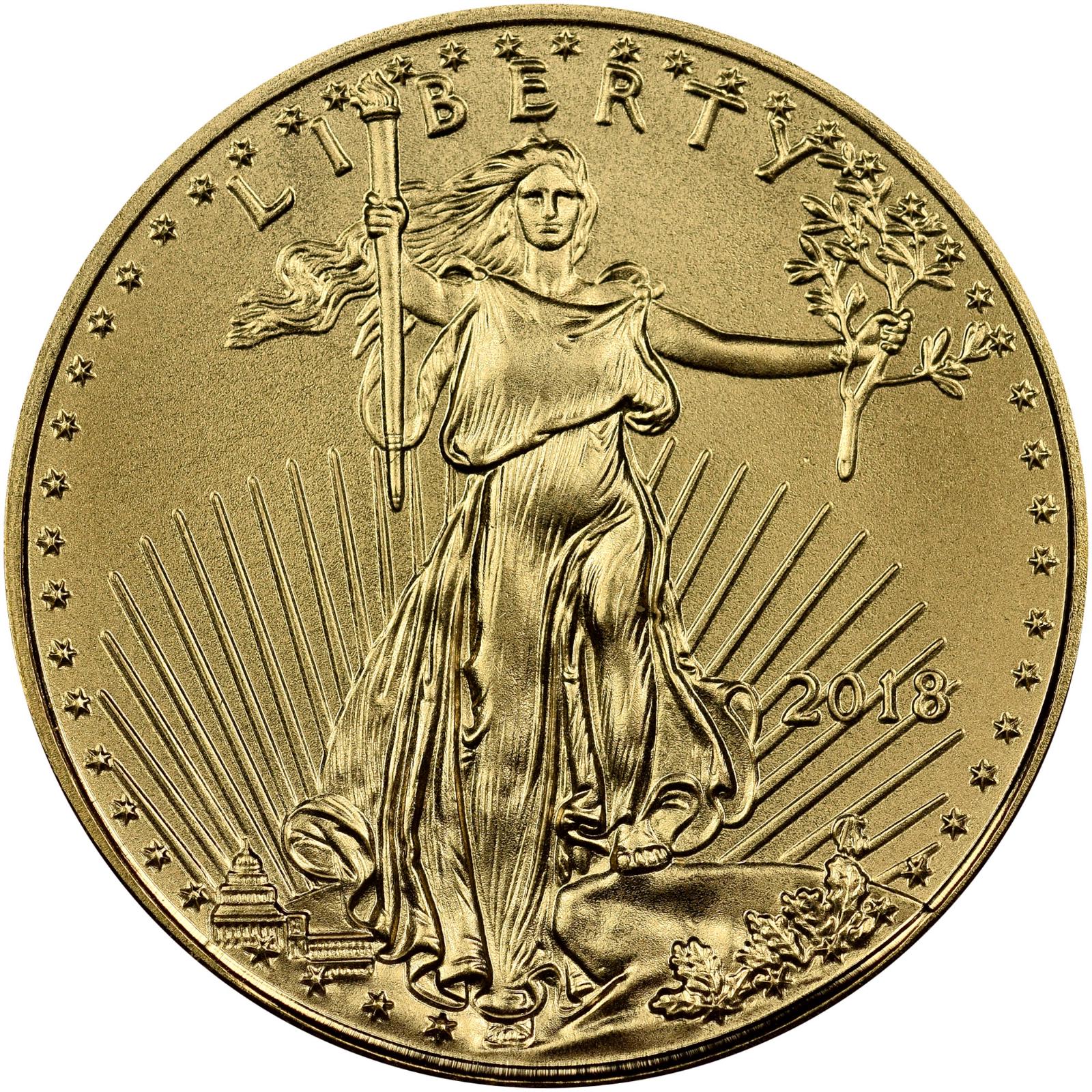 2018 Coins $5 American Gold Eagle