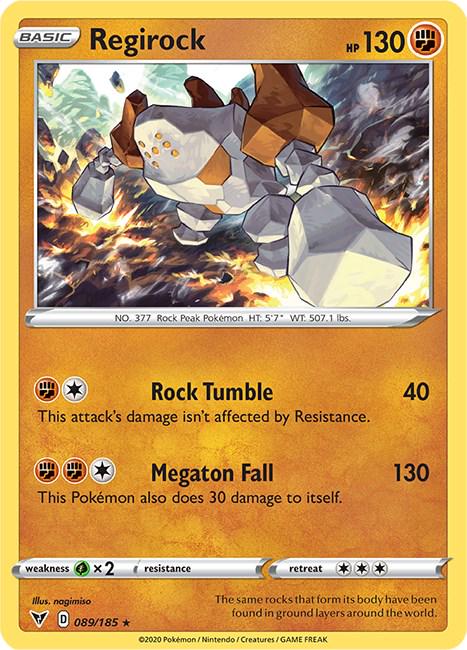 Regirock #89 Pokemon Vivid Voltage