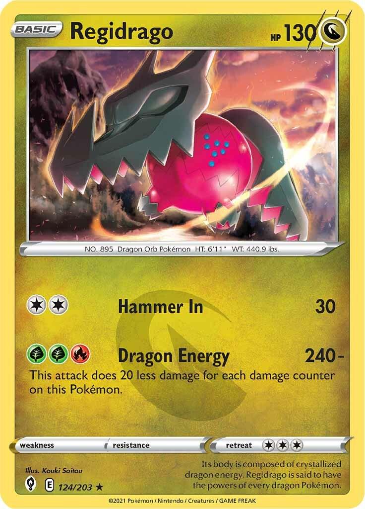 Regidrago #124 Pokemon Evolving Skies