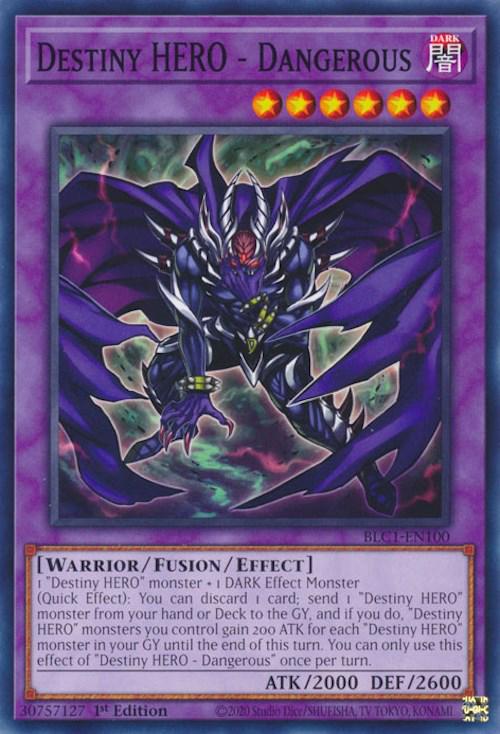 Destiny HERO - Dangerous BLC1-EN100 YuGiOh Battles of Legend: Chapter 1