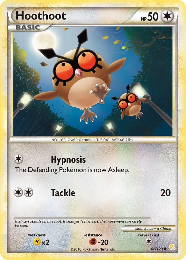 Hoothoot #66 Pokemon HeartGold & SoulSilver