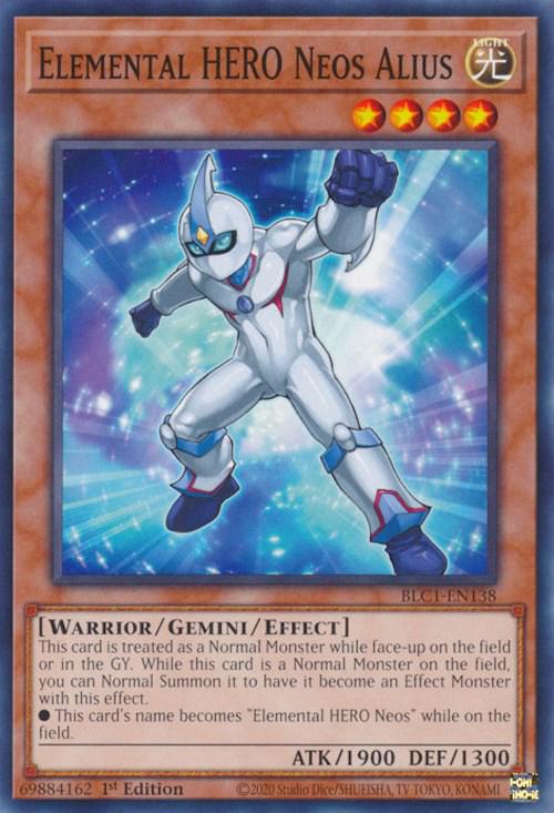 Elemental HERO Neos Alius BLC1-EN138 YuGiOh Battles of Legend: Chapter 1