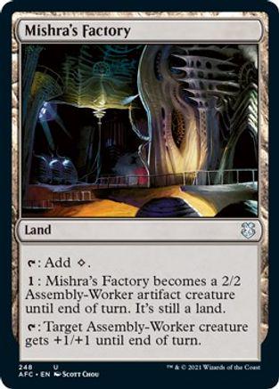 Mishra's Factory Magic Adventures in the Forgotten Realms Commander