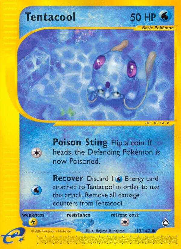 Tentacool #113 Pokemon Aquapolis