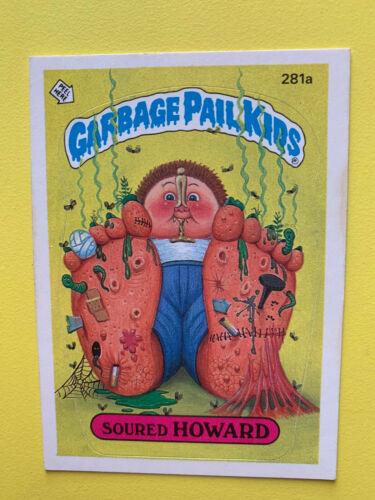 Soured HOWARD #281a 1987 Garbage Pail Kids