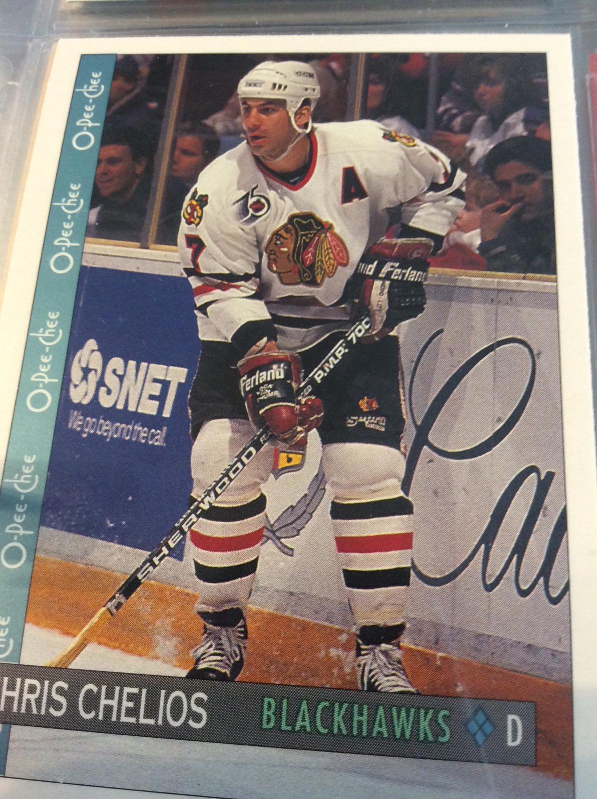 Chris Chelios #13 Hockey Cards 1992 O-Pee-Chee