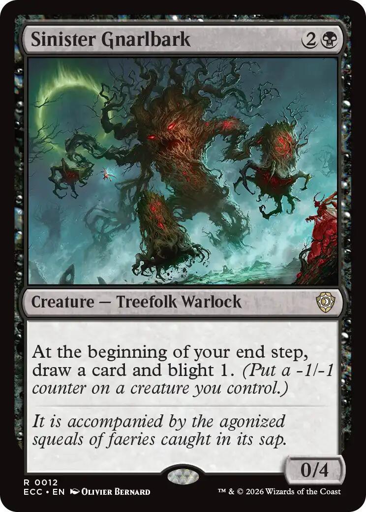 Sinister Gnarlbark (Magic Lorwyn Eclipsed Commander)