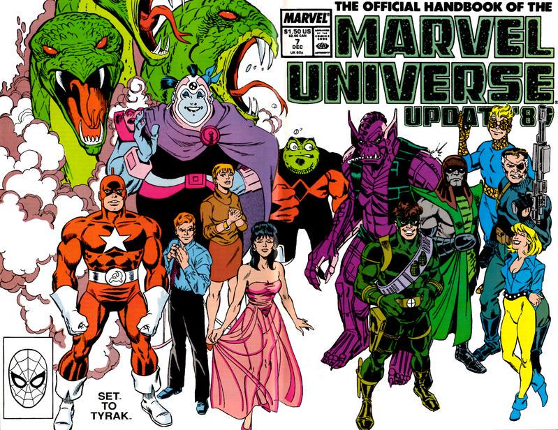 Official Handbook of the Marvel Universe #7 (1989) Comic Books Official Handbook of the Marvel Universe