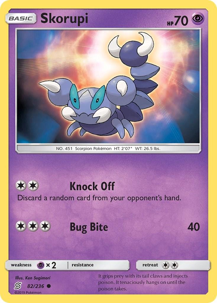 Skorupi #82 Pokemon Unified Minds