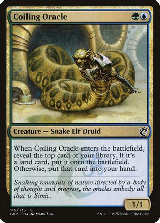 Coiling Oracle Magic Ravnica Allegiance Guild Kits