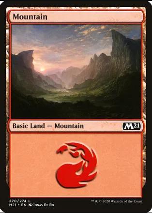 Mountain #270 Magic Core Set 2021