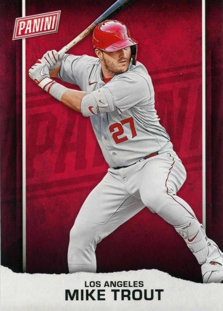Mike Trout #BB1 Baseball Cards 2021 Panini Father's Day