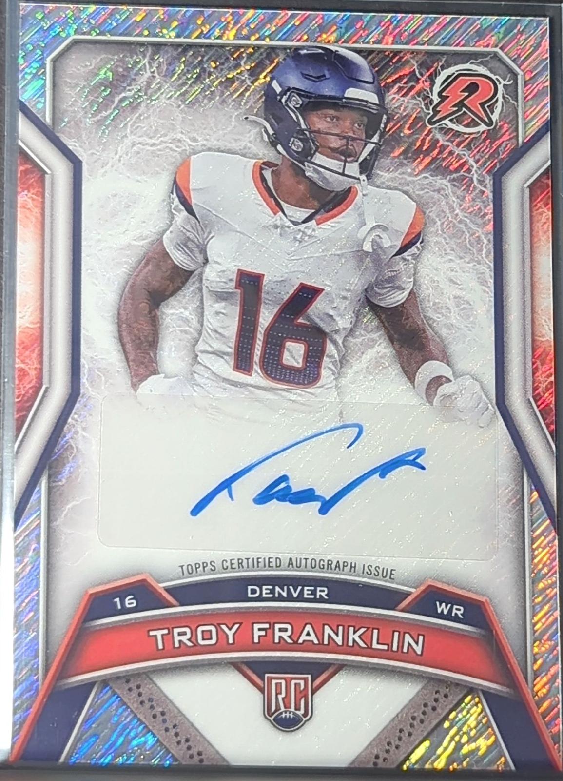 Troy Franklin [Silver Static] #RRS-TF