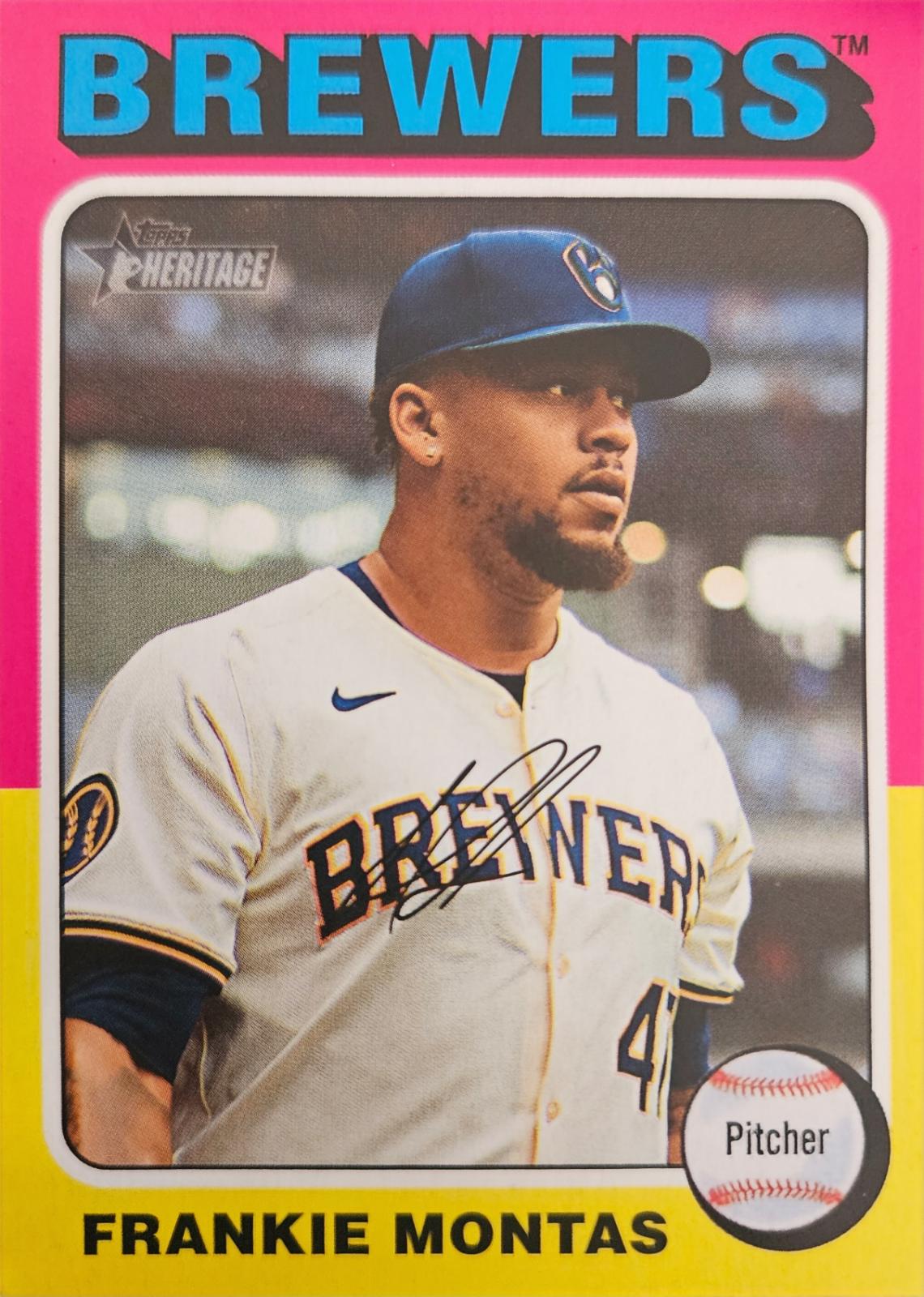 Frankie Montas #507 Baseball Cards 2024 Topps Heritage