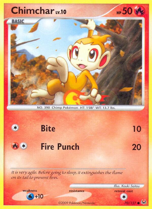 Chimchar #70 Pokemon Platinum