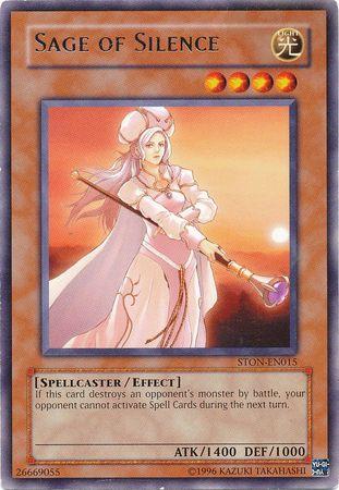 Sage of Silence STON-EN015 YuGiOh Strike of Neos