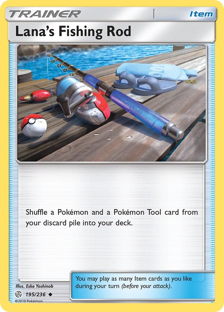 Lana's Fishing Rod #195 Pokemon Cosmic Eclipse