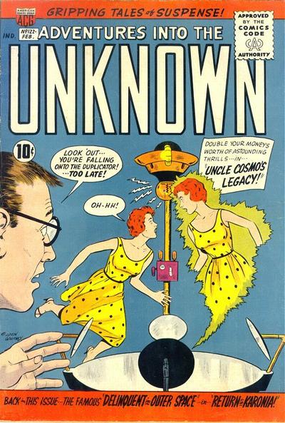 Adventures into the Unknown #122 (1961) Comic Books Adventures into the Unknown