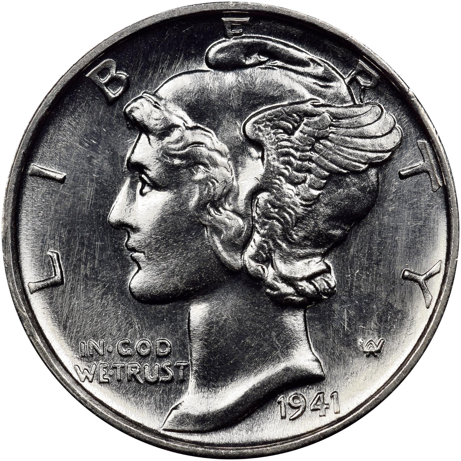 1941 S Coins Mercury Dime