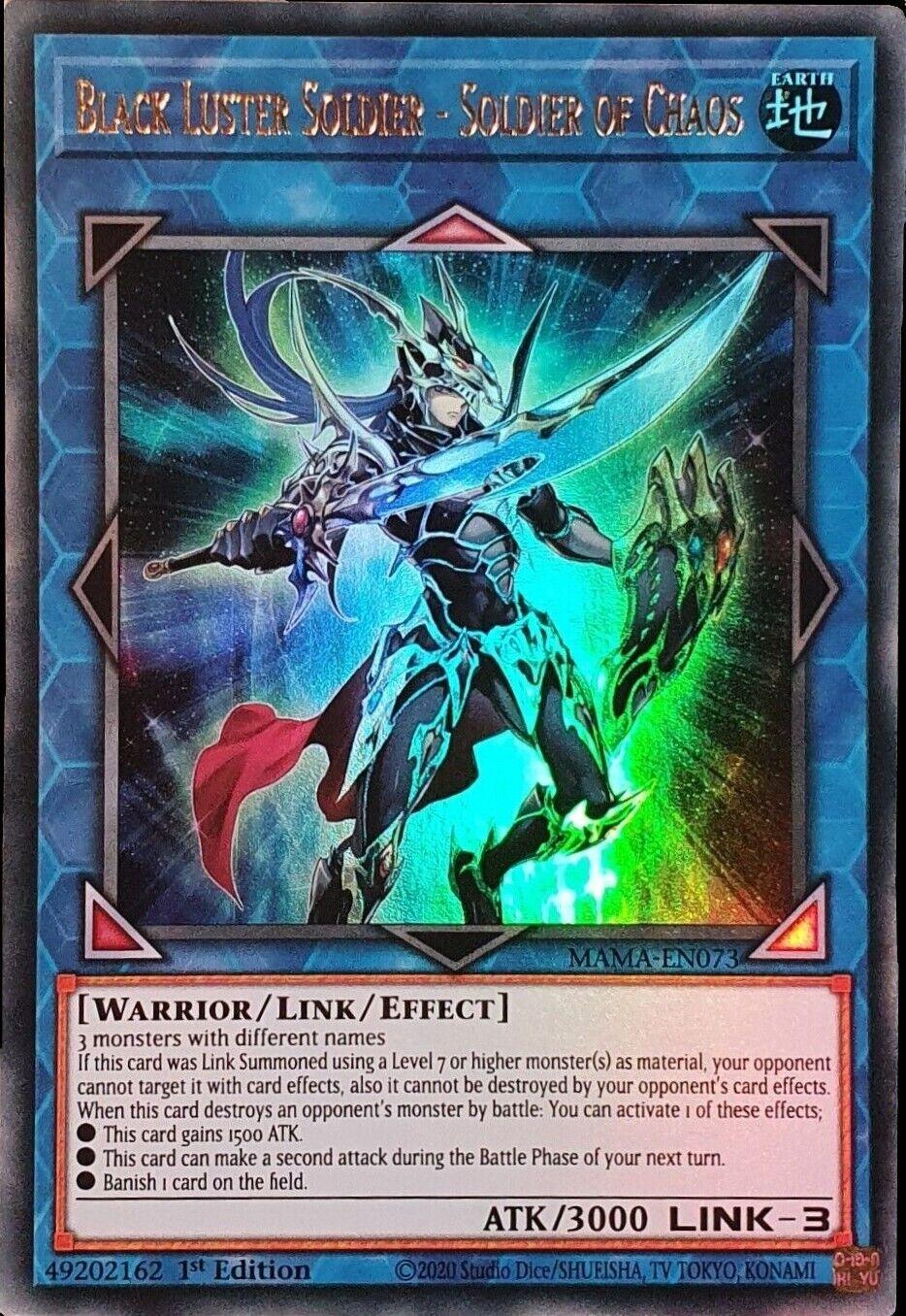 Black Luster Soldier - Soldier of Chaos MAMA-EN073 YuGiOh Magnificent Mavens