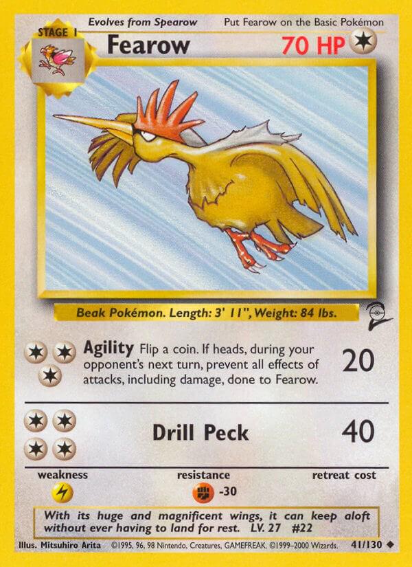 Fearow #41 Pokemon Base Set 2
