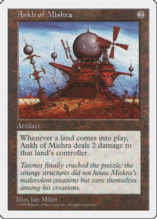 Ankh of Mishra Magic 5th Edition