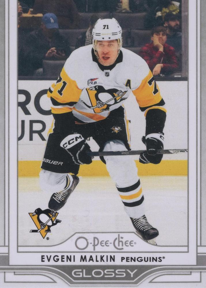 2025 Upper Deck Series 2 O-Pee-Chee Glossy Evgeni Malkin [Gold] #OG-44 card
