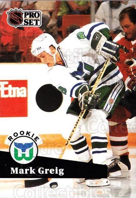 Mark Greig #537 Prices [Rookie] | 1991 Pro Set | Hockey Cards
