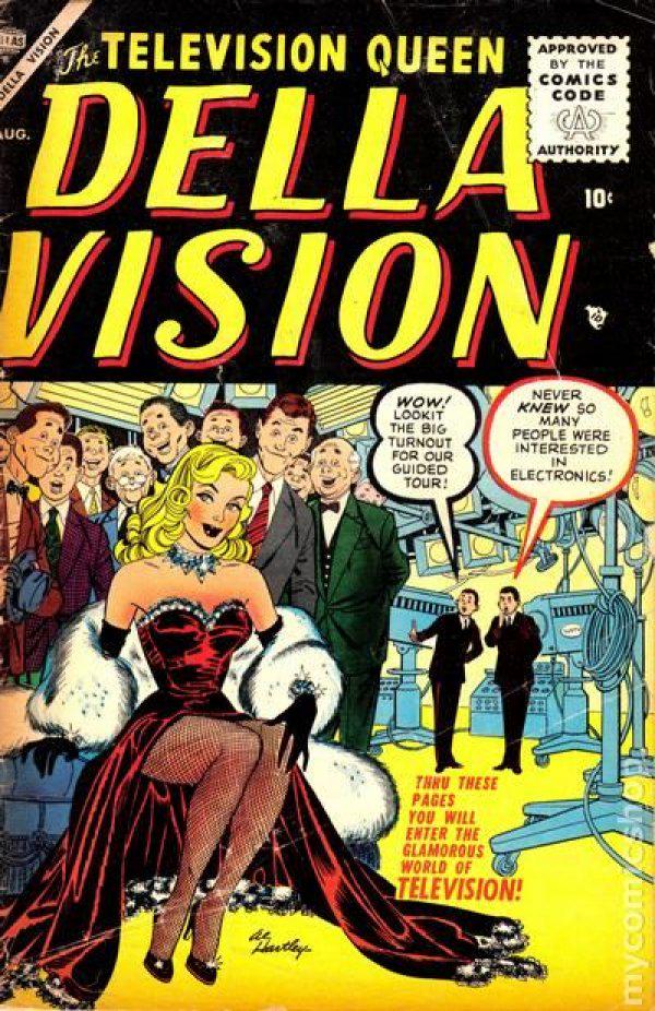 Della Vision #3 (1955) Comic Books Della Vision