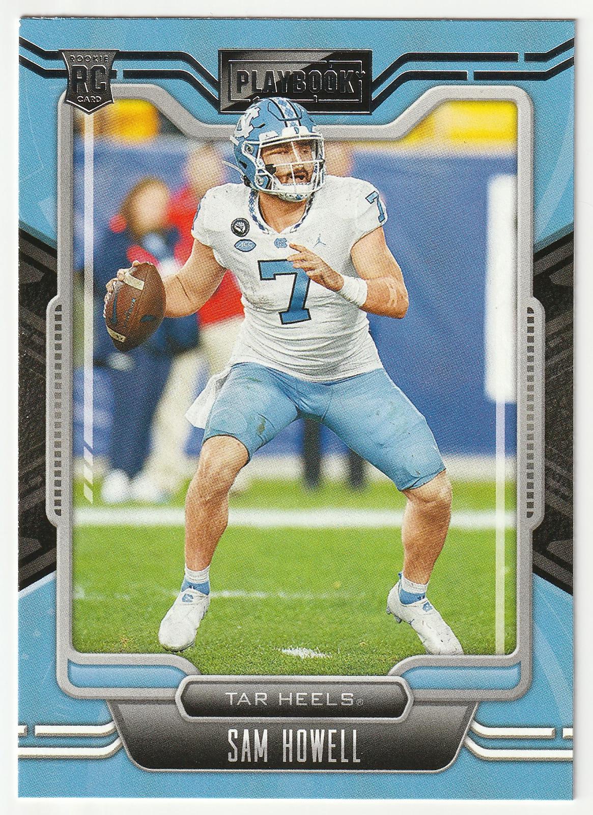 Sam Howell #5 Football Cards 2022 Panini Chronicles Draft Picks Playbook