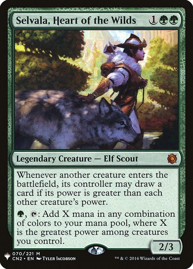 Selvala, Heart of the Wilds #70 Magic The List Reprints