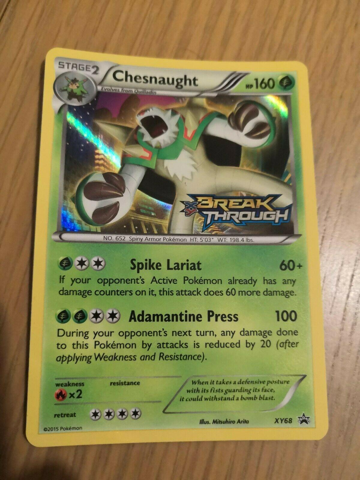 Chestnaught #XY68 Pokemon Promo