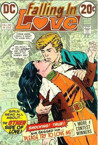 Falling in Love #136 (1972) Comic Books Falling In Love