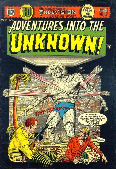 Adventures into the Unknown #54 (1954) Comic Books Adventures into the Unknown