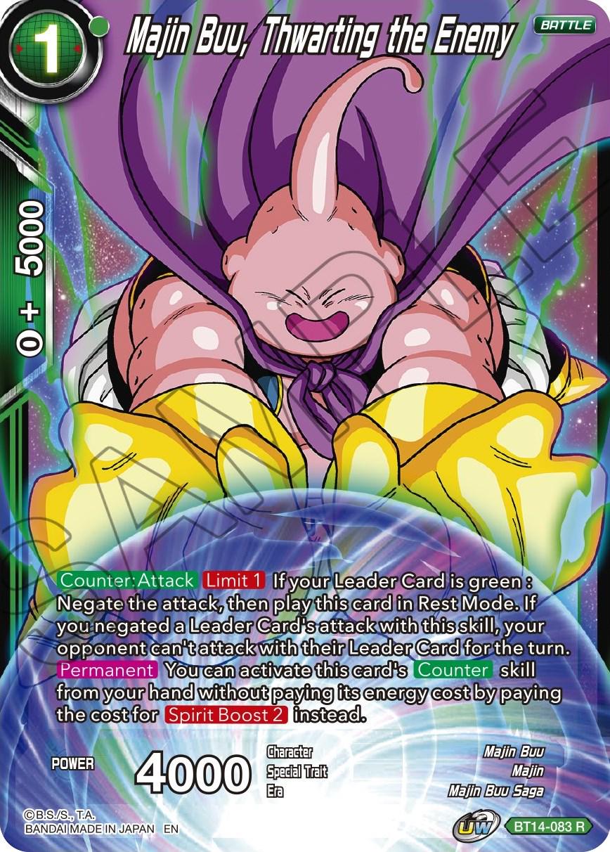 Majin Buu, Thwarting the Enemy BT14-083 Dragon Ball Super Cross Spirits