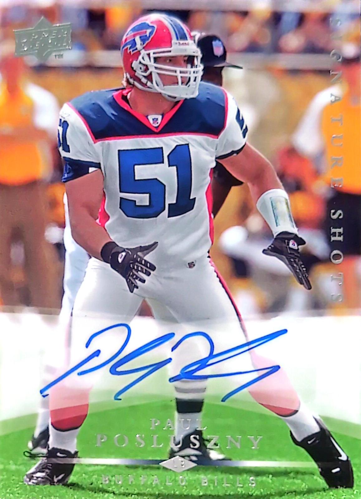 Paul Posluszny #SS6 2008 Upper Deck Football Signature Shots