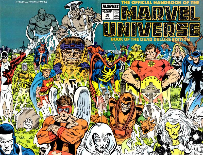 Official Handbook of the Marvel Universe #18 (1987) Comic Books Official Handbook of the Marvel Universe