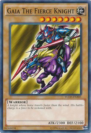 Gaia The Fierce Knight YGLD-ENA05 YuGiOh Yugi's Legendary Decks