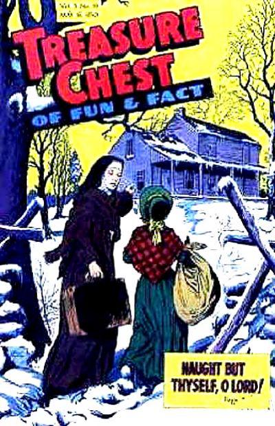 Treasure Chest of Fun and Fact #19 85 (1950) Comic Books Treasure Chest of Fun and Fact