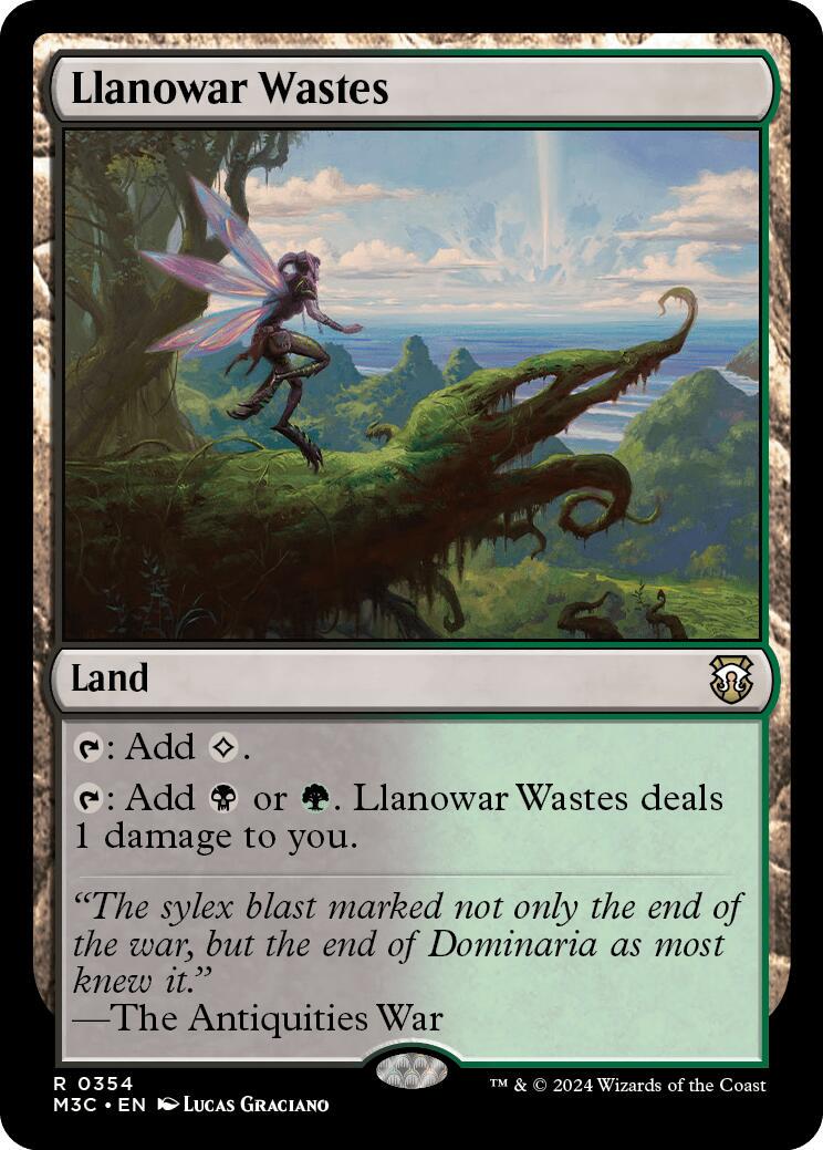 Llanowar Wastes #354 Magic Modern Horizons 3 Commander