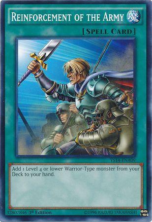 Reinforcement of the Army YS14-ENA09 YuGiOh Super Starter: Space-Time Showdown
