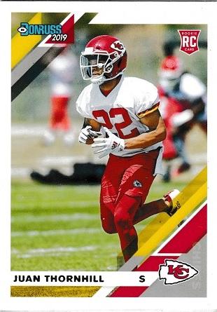 Juan Thornhill #280 Football Cards 2019 Donruss