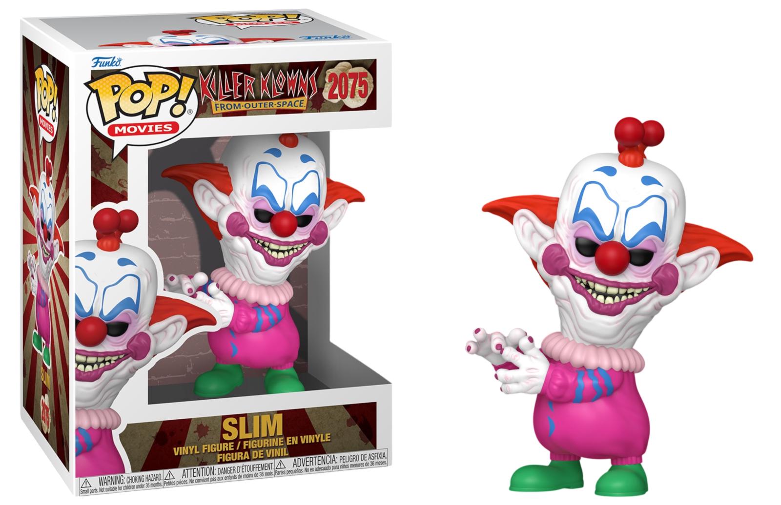 Slim #2075 Killer Klowns from Outer Space Funko Pop box and figure
