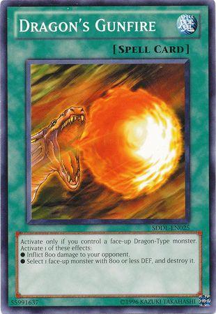 Dragon's Gunfire SDDL-EN025 YuGiOh Structure Deck: Dragunity Legion