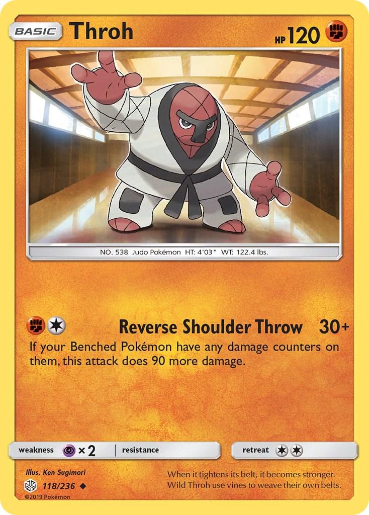 Throh #118 Pokemon Cosmic Eclipse