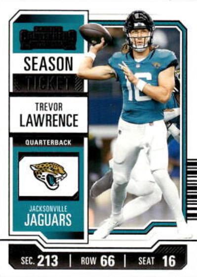 Trevor Lawrence #48 Football Cards 2023 Panini Contenders
